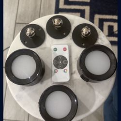 Rechargeable Lights & Remote 