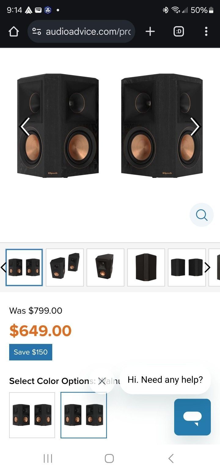 KLIPSCH RP504S II - Almost New