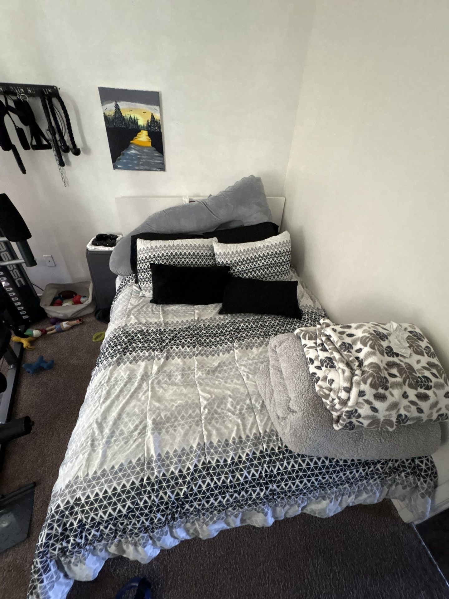 IKEA Bed Frame And Bed  Full Size 