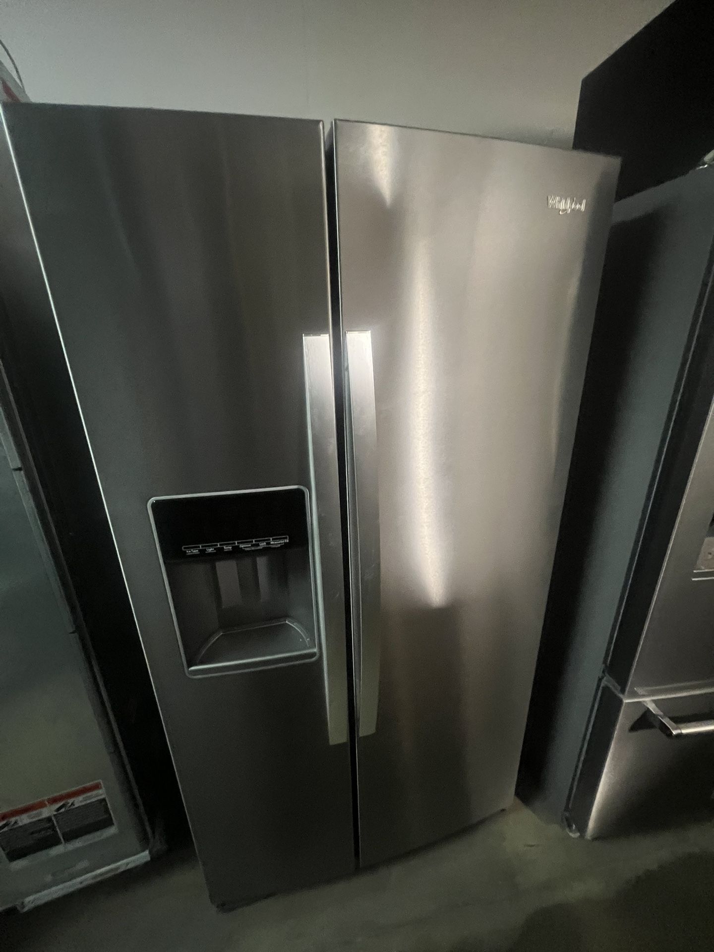 Whirlpool Refrigerator Side By Side Stainless Steel