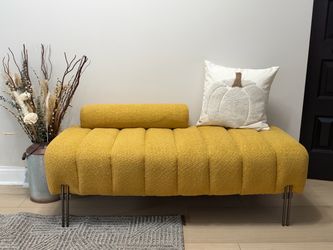Cute yellow bench