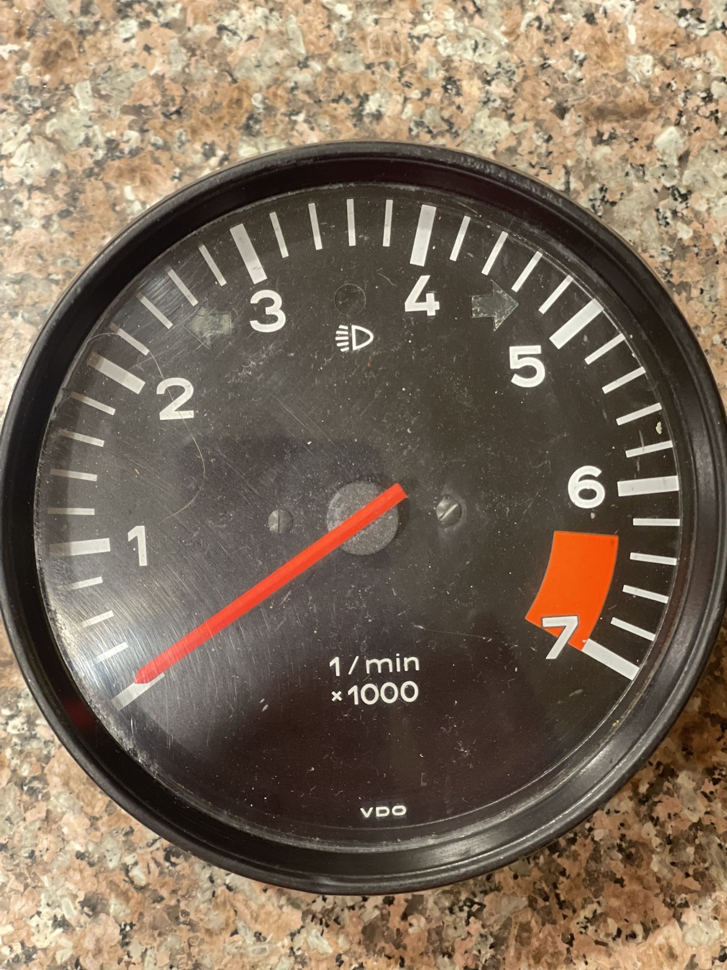 PORSCHE TACHOMETER 1(contact info removed) Original