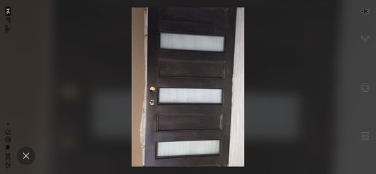​2 NEW Modern 8ft Steel Entry Doors & Welded Frames — Frosted Glass 36" x 96
