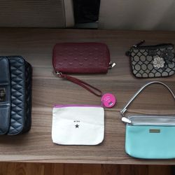 Set Of 4 Nine West, NY & Co, Daiso, Burgundy  Clutches