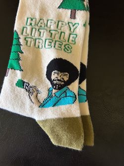 New Bob Ross Socks