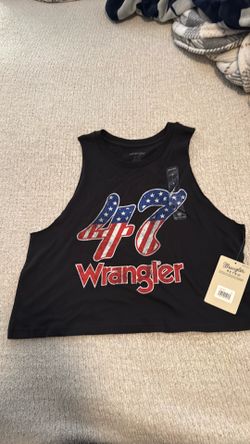 Wrangler crop top tee