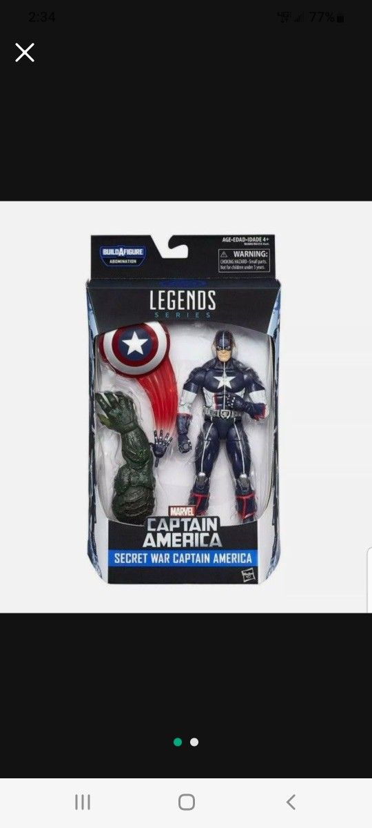 Marvel Legends Captain America (Secret War)
