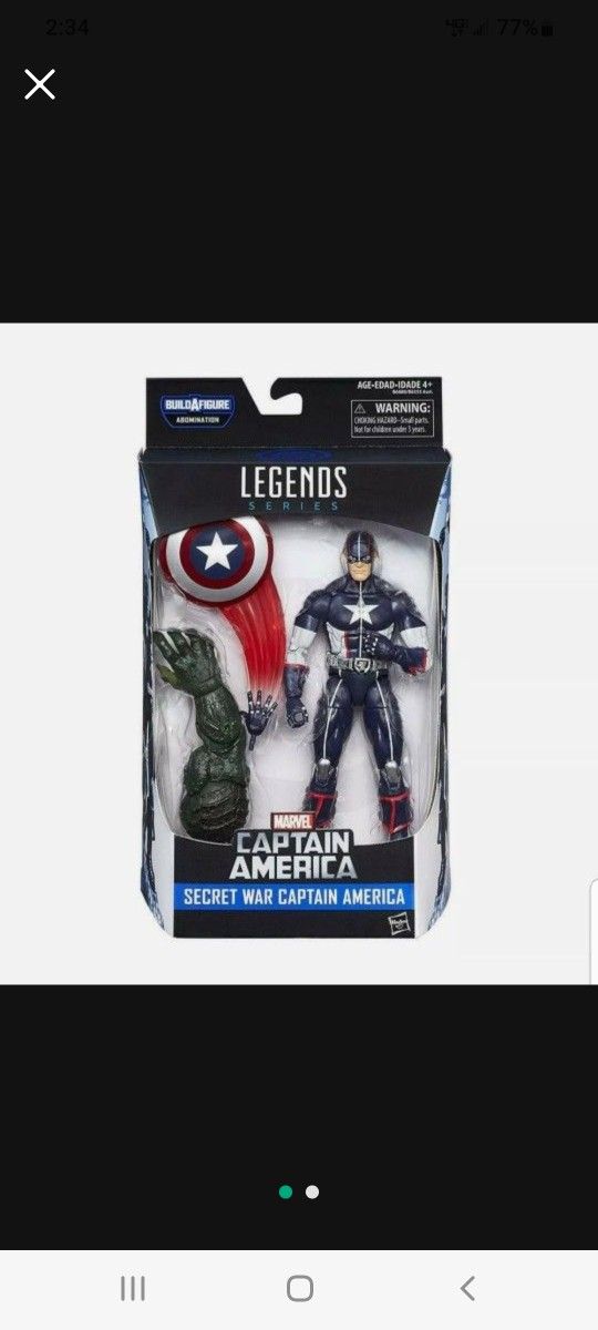 Marvel Legends Captain America (Secret War)
