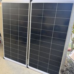 NEW 200W 12V Monocrystalline High Efficiency Solar Panel x2