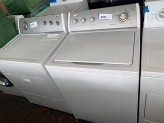 Whirlpool top load washer and electric dryer working perfectly