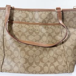 Coach Monogram Tote Bag