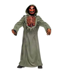 Evil Bleeding Chest Pumpkin Youth Halloween Costume
