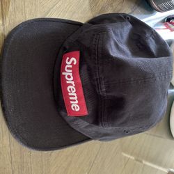 Supreme Red Box Logo Camp Hat