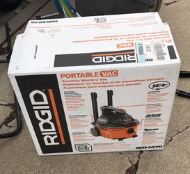 Ridgid WD4070 4‑gal. Wet/Dry Vaccum
