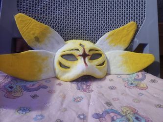Angel themed therian mask