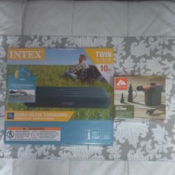 TWIN  AIRBED + 120 Volt AIR PUMP