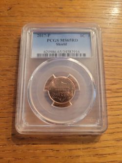 2017 P Lincol Cent Shield MS65RD