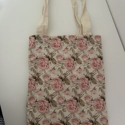 Floral Rose Tote Bag