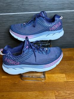 Hoka One One Running Sneakers Blue Pink size 9