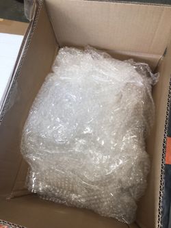 1/4” Bubble wrap (one box) See Box Dimension under Description