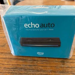 New Amazon Echo Auto Smart Alexa Speaker Sealed In Box