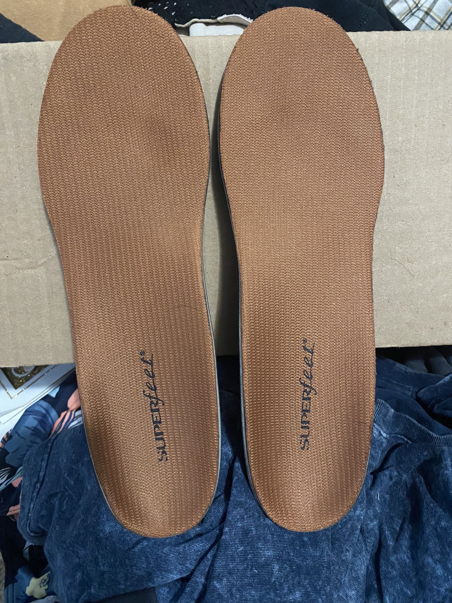 Superfeet Copper Memory Foam Insoles for High Impact Size E ($60 New)