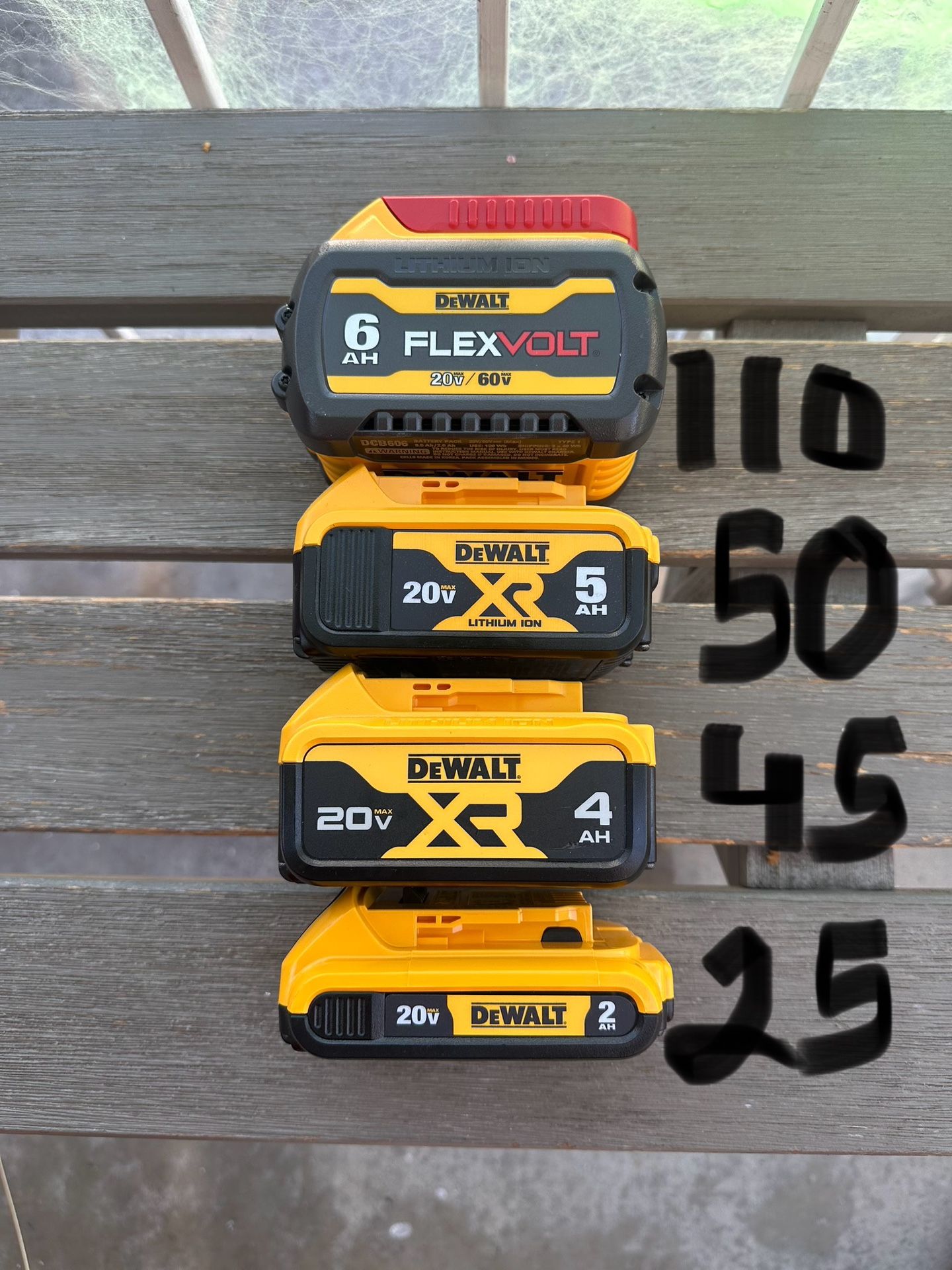 New 20v Dewalt Batteries Starting $25 N Up