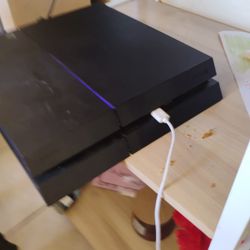 PS4 With 2 Controllers, 2 Games 