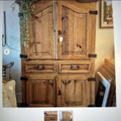 Mexican Pine Armoire 