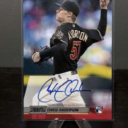 SCA-CA Chase Anderson 2014 Stadium Club - Rookie Autographs