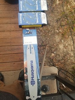 New 10"bar and 2 chains for Husqvarna pole saw