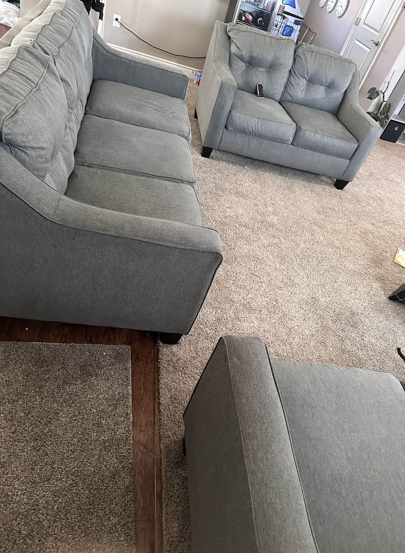 Sofa And 2 Loveseats
