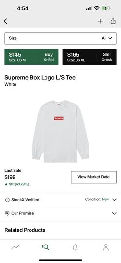 Supreme Box Logo L/S Tee for Sale in Santa Ana, CA - OfferUp