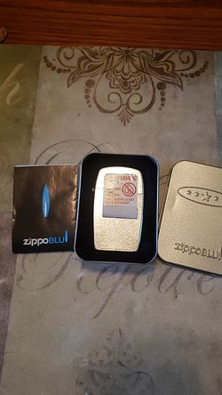 Zippo lighter zippoblu butane lighter