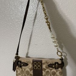 Y2K Vintage Coach Collette Signature Large Wristlet