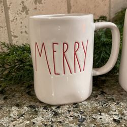 Rae Dunn Christmas Mugs
