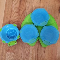 Melissa and Doug Bowl and Tray Set-Frog
