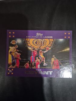 KOBE BRYANT  BASKETBALL CARD