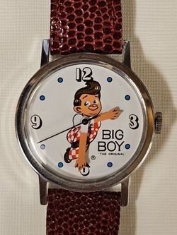 Vintage Bob's Big Boy Promotional Wristwatch from the 1970s
