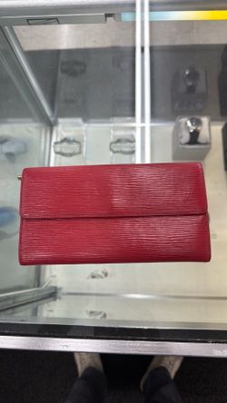LOUIS VUITTON RED EPI WALLET