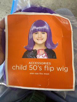 wig purple 50’s