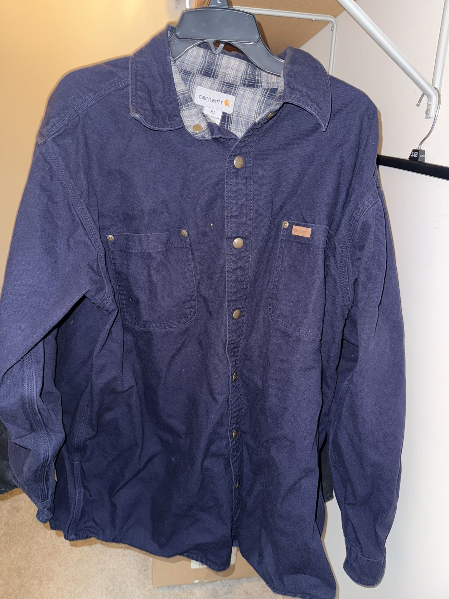 Carhartt Shirt Jacket Men’s Navy Blue