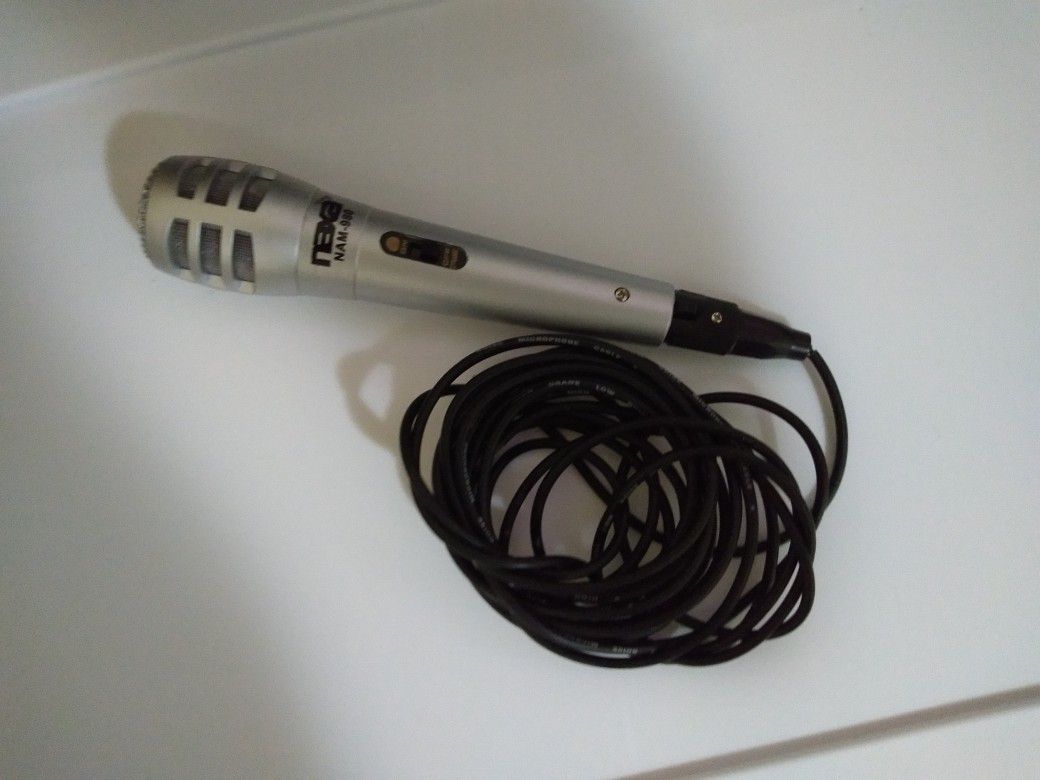 Wired mic for sale.