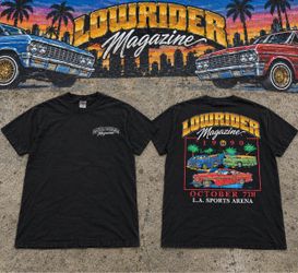 Vintage 1990s Original Lowrider Magazine Mens T-Shirt (Negotiable)