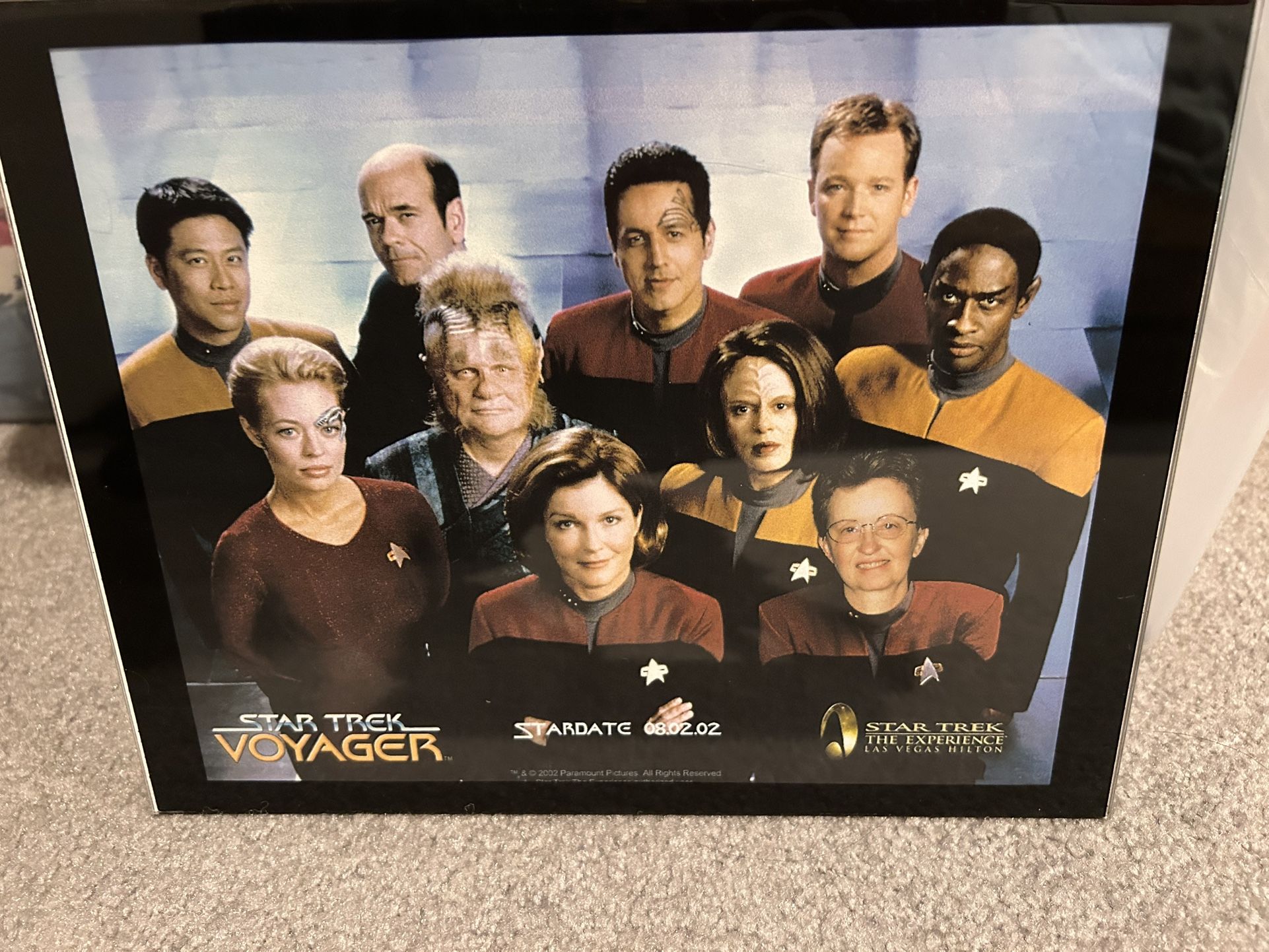 STAR TREK VOYAGER Photo, Nicely-Framed, From 2002