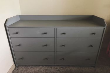 FREE!! Grey 6-Drawer Changing Dresser
