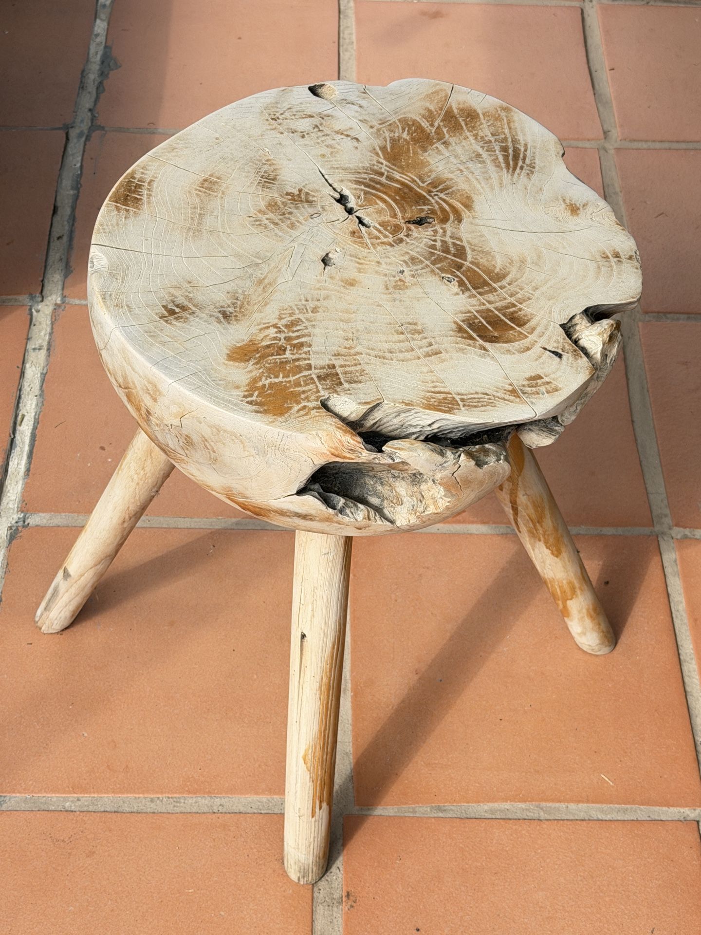 Rustic Wooden Stool