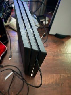 PlayStation 4 with controller
