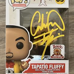 Funko Tapatio Fluffy Gabriel Iglesias Autographed 09 Yellow Ink