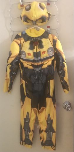 Boys Size (3T-4T) Bumblebee Classic Muscle Halloween Toddler Costume Transformers